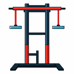 vector illustration of industrial pipes