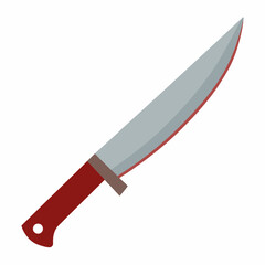 knife on white background
