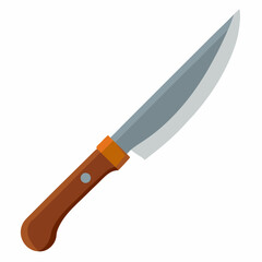 knife on white background