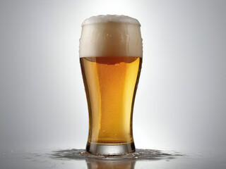 Nicely cold beer.
