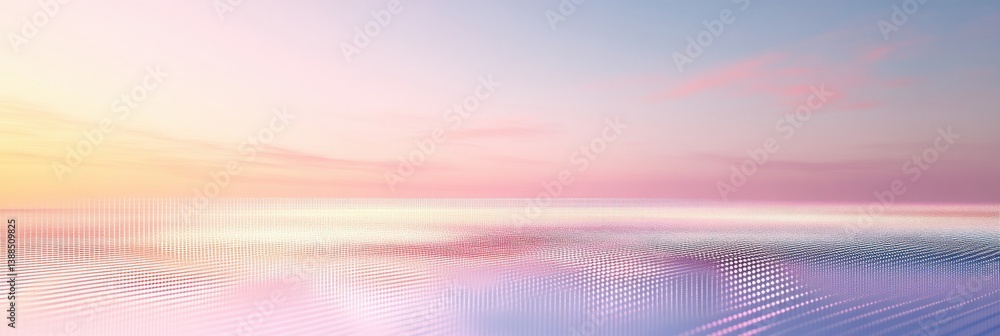 Aufkleber Digital abstract background with neutral-colored pixels creating a modern and minimal aesthetic suitable for various design projects