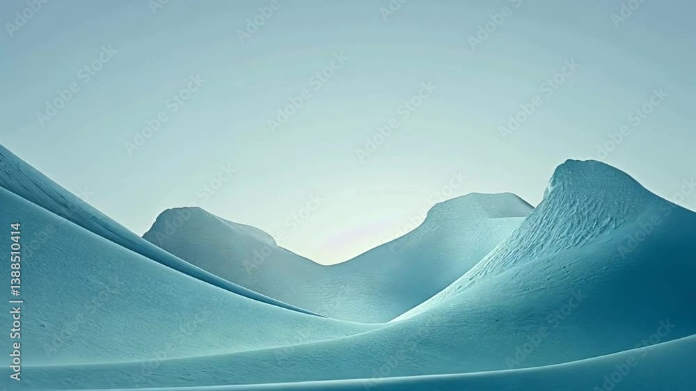 Poster subtle abstract geometric background with soft contours and gradients generative ai
