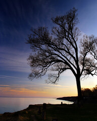 sunset at Bluffer Park Scarborough Ontario