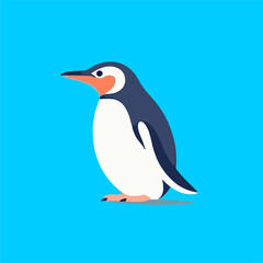 Antarctic Penguin Illustration.