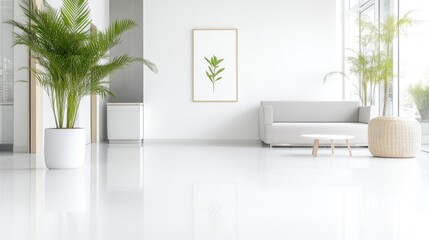 Modern, minimalist, bright, and airy interior design