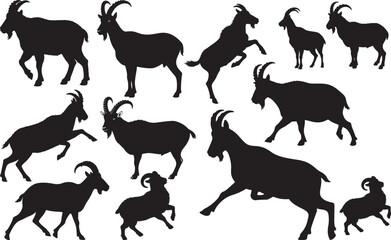 Mountain Goat Silhouette