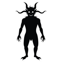 Devil isolated on white background