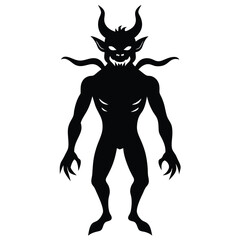 Devil isolated on white background