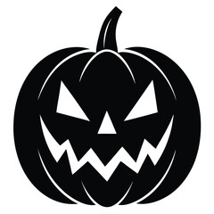 Jack-o-Lantern isolated on white background