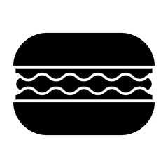 Macaron black icon