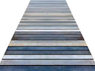 Abstract Wooden Plank Perspective Background Illustration Design
