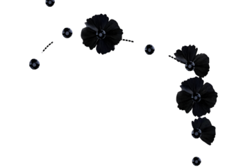 Abstract Illustration With Geometric Shapes On Dark Transparent Background