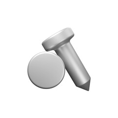 Front Angle Silver Nail Overlap Icon