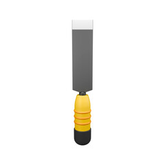 Flat Woodworking Chisel 3D Icon