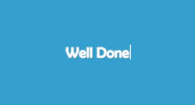 Simple White Line Appearing on Solid Blue Background Minimalist Design