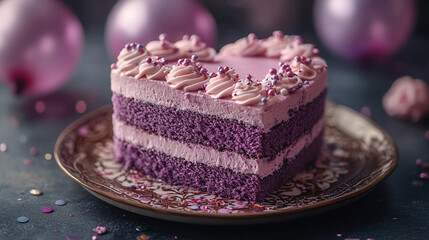 Elegant Purple Cake #13