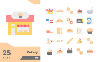 Bakery Flat Icons