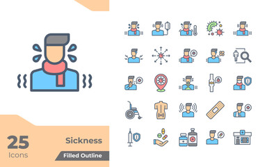 Sickness Filled Outline