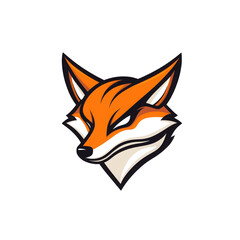A stylized fox head logo with sharp features and an orange color scheme.