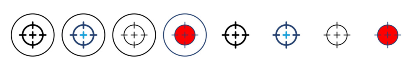 Target icon vector. goal icon vector. target marketing icon vector