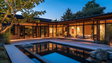 Fototapeta premium house in the night