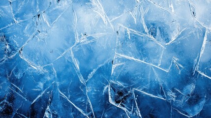 Obraz premium Stunning Blue Ice Texture: A Winter Wonderland