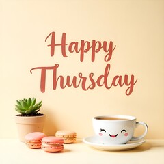 Happy Thursday with coffee