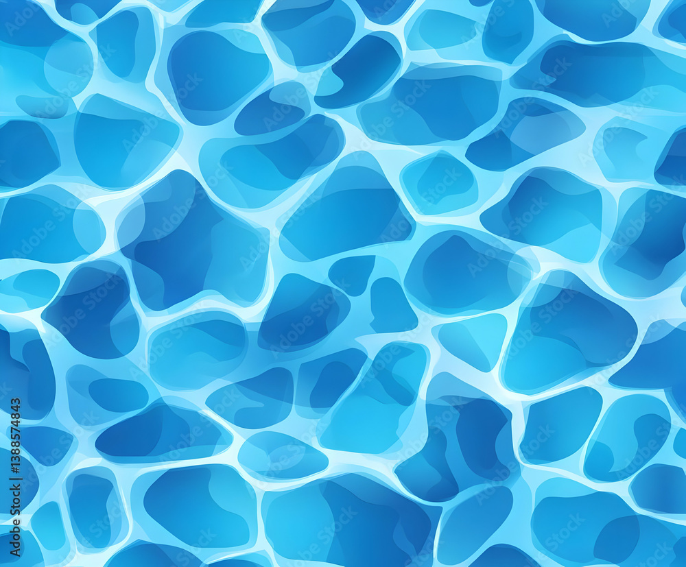 Poster stunning blue water texture with smooth, flowing patterns creating a serene aquatic ambiance for var