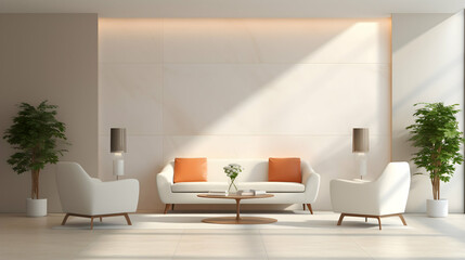 modern living room with fireplace