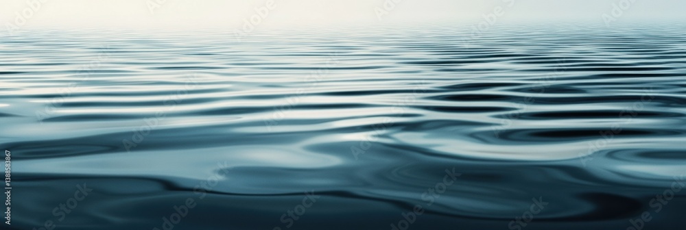 Poster ripples on still water create a calming atmosphere with soft reflections and natural elegance at daw