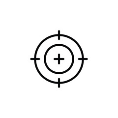 Target icon. target marketing icon vector. Target and Goal icon