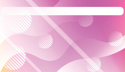 Wavy Background with Lines, Circle. For Cover Page, Landing Page, Banner. Vector Illustration