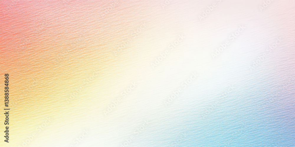 Poster warm modern abstract gradient background with textured orange/yellow into soft blue and noise textur