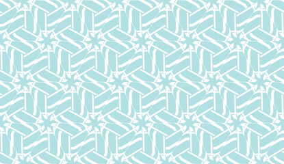 Decorative background with triangles. Curved lines. Vector illustration. Blue light shade. Bright background for poster, banner, flyer