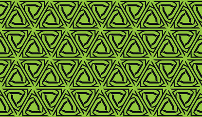 For wallpaper, advert, business, brochure, flyer. Green color Vector seamless smart design. Background in triangles style.