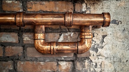 Old wooden door and window with shutters on a vintage stone building