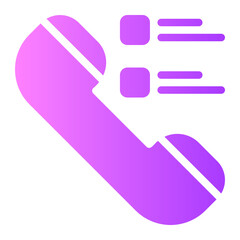phone call gradient icon