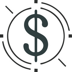 US Dollar sign. Element of money symbol icon. Premium quality graphic