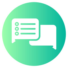 communications gradient icon