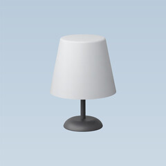 3d Realistic Desk Lamp icon vector illustration