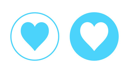 Love icon vector. Heart sign and symbol. Like icon vector.