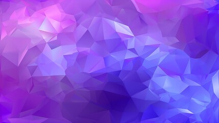Abstract Geometric Polygon Shape Composition with Shades of Purple and Blue