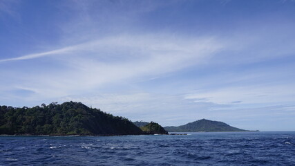 clouds over the ocean