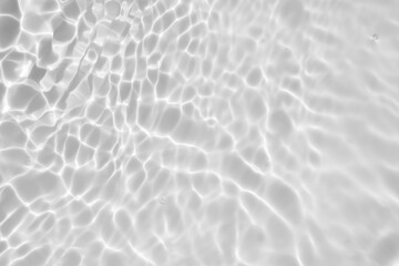 Abstract white transparent water shadow surface texture natural ripple background