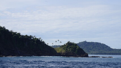 Beautiful panorama in Aceh ocean