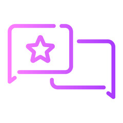 chat gradient icon