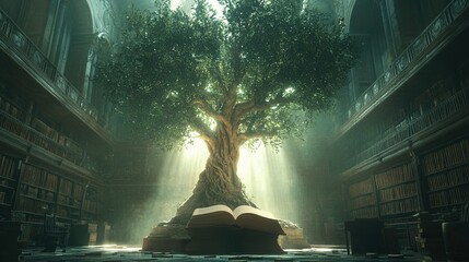 Peaceful summer landscape with a river, trees, and a wooden bridge reflecting in the calm pond surrounded by a lush garden and grass in a serene park setting