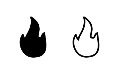 Fire icon vector illustration. fire sign and symbol