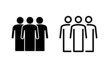 People icon vector illustration. person sign and symbol. User Icon vector