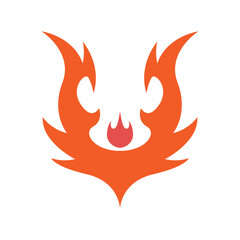 Flame logo icon design